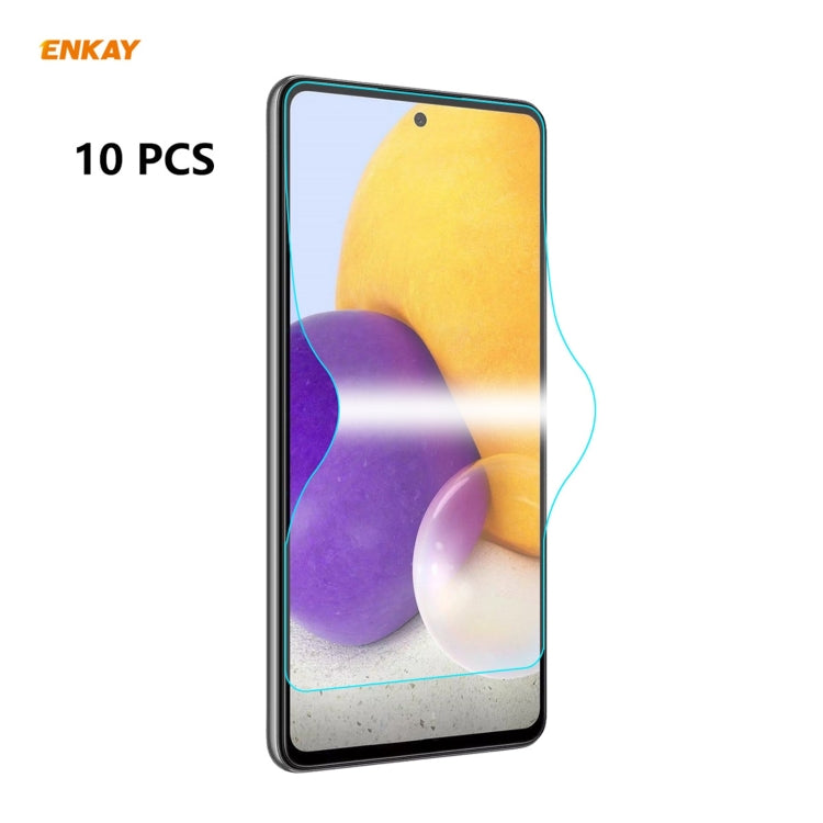 10 PZ ENKAY Hat-Prince 0.1mm 3D Full Screen Protector Pellicola idrogel a prova di esplosione, For Samsung Galaxy A52 5G, For Samsung Galaxy A72 5G, For Xiaomi Redmi 9T, For Xiaomi Redmi Note 9T, For Xiaomi Redmi K40 / K40 Pro / K40 Pro+