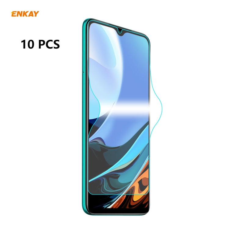 10 PZ ENKAY Hat-Prince 0.1mm 3D Full Screen Protector Pellicola idrogel a prova di esplosione, For Samsung Galaxy A52 5G, For Samsung Galaxy A72 5G, For Xiaomi Redmi 9T, For Xiaomi Redmi Note 9T, For Xiaomi Redmi K40 / K40 Pro / K40 Pro+