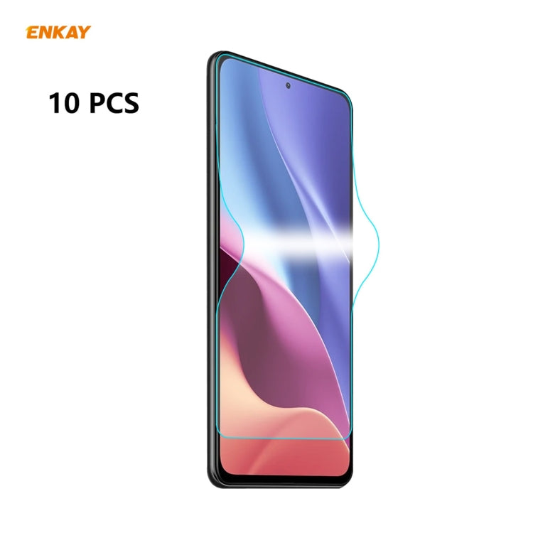 10 PZ ENKAY Hat-Prince 0.1mm 3D Full Screen Protector Pellicola idrogel a prova di esplosione, For Samsung Galaxy A52 5G, For Samsung Galaxy A72 5G, For Xiaomi Redmi 9T, For Xiaomi Redmi Note 9T, For Xiaomi Redmi K40 / K40 Pro / K40 Pro+