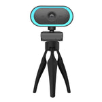 Webcam 2K HD con microfono integrato e treppiede rotante