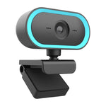 Webcam 2K HD con microfono integrato e treppiede rotante