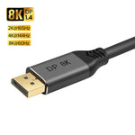 Cavo DisplayPort 1.4 8K HDR 60Hz 1 metro