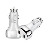 Caricabatterie auto 18W QC3.0 Dual USB universale