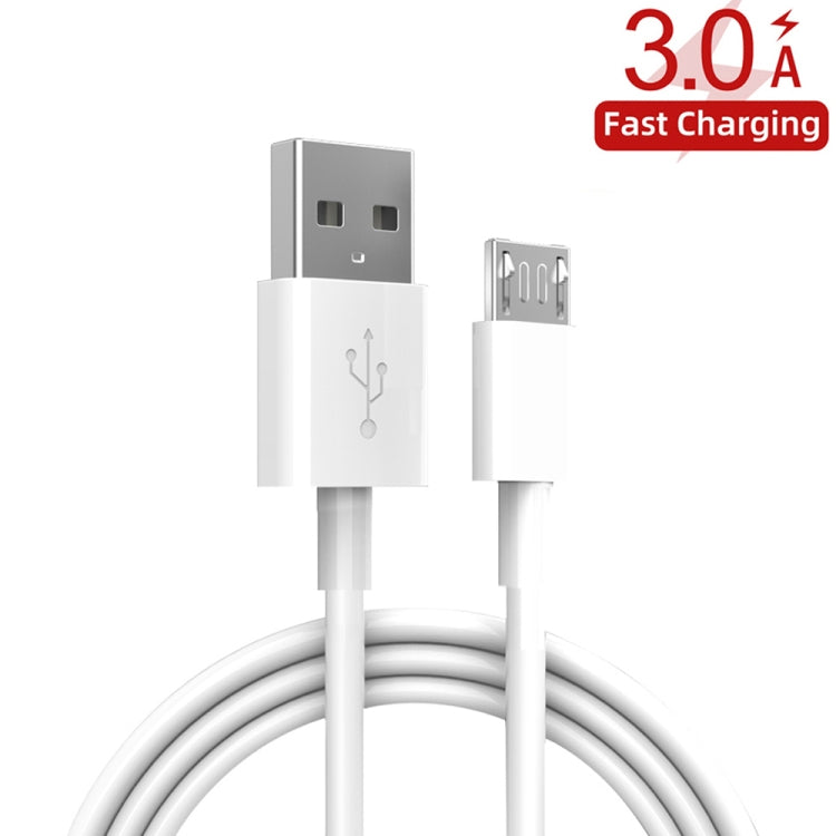 Caricabatteria auto doppia porta USB QC3.0 con cavo Micro USB 1m