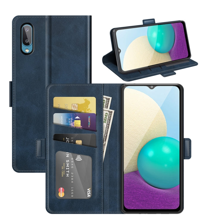 Custodia portafoglio in pelle per Samsung Galaxy A02 M02
