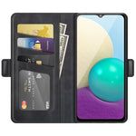 Custodia portafoglio in pelle per Samsung Galaxy A02 M02