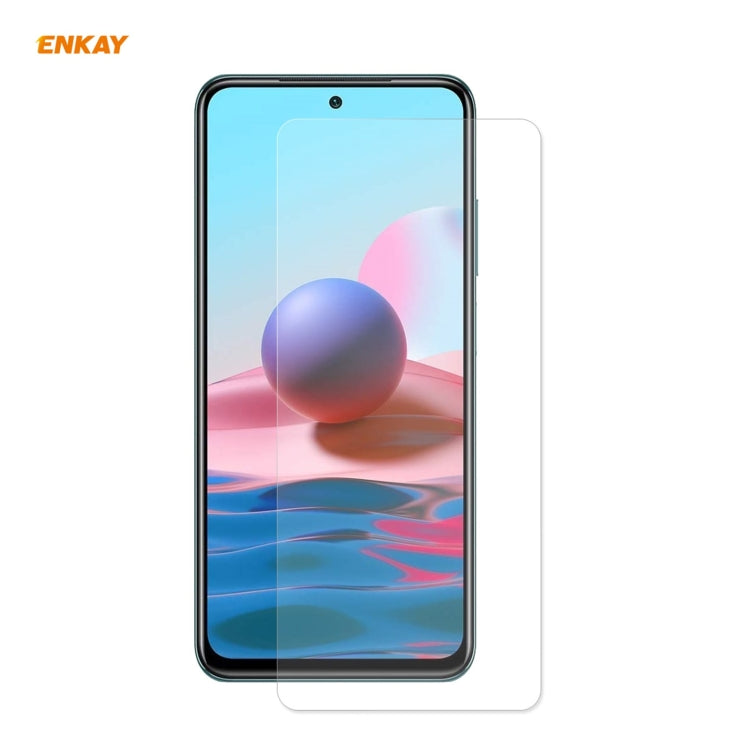 ENKAY Hat-Prince 0.26mm 9H 2.5D Pellicola in vetro temperato con bordo curvo, For Redmi Note 10 / Note 10S, For Redmi Note 10 Pro / Note 10 Pro Max, For OnePlus 9 / 9R, For Huawei P50
