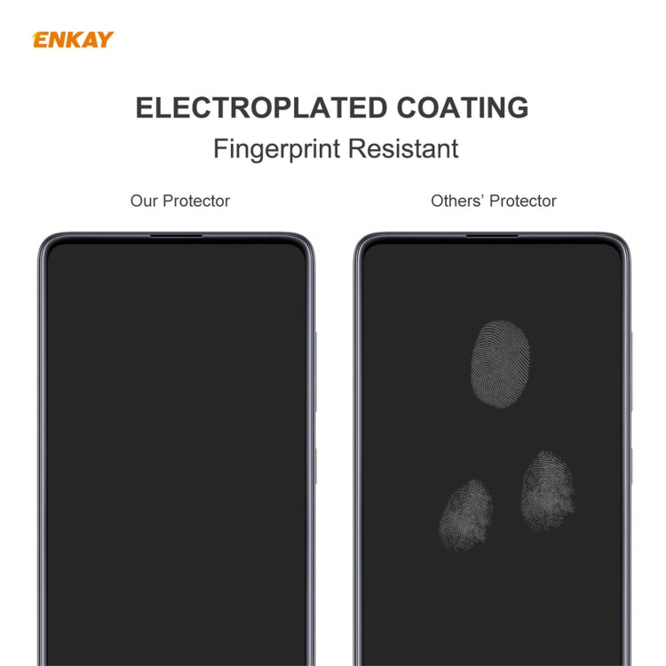 ENKAY Hat-Prince 0.26mm 9H 2.5D Pellicola in vetro temperato con bordo curvo, For Redmi Note 10 / Note 10S, For Redmi Note 10 Pro / Note 10 Pro Max, For OnePlus 9 / 9R, For Huawei P50