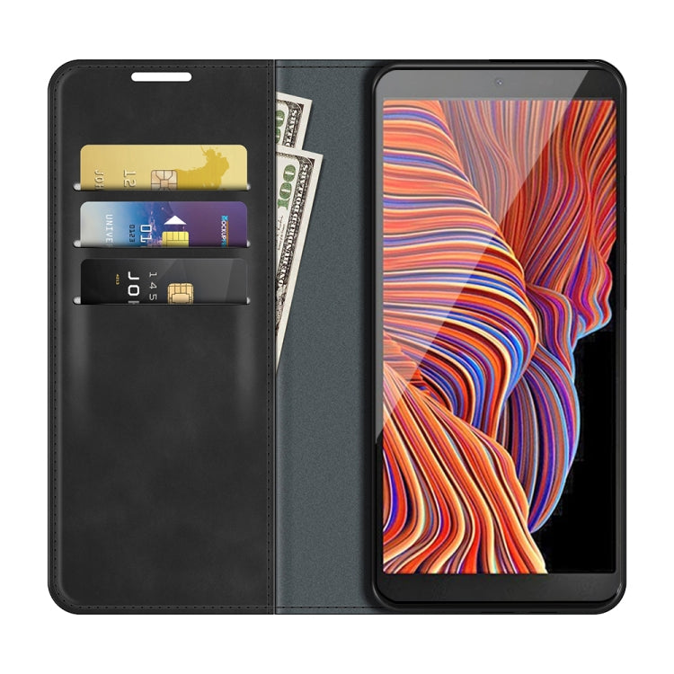 Custodia portafoglio in pelle per Samsung Galaxy Xcover 5