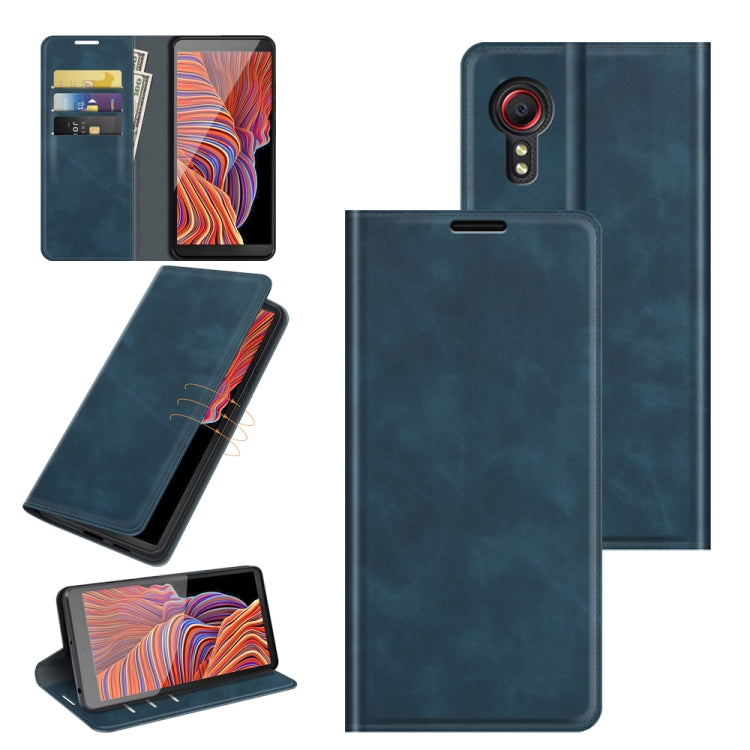 Custodia portafoglio in pelle per Samsung Galaxy Xcover 5