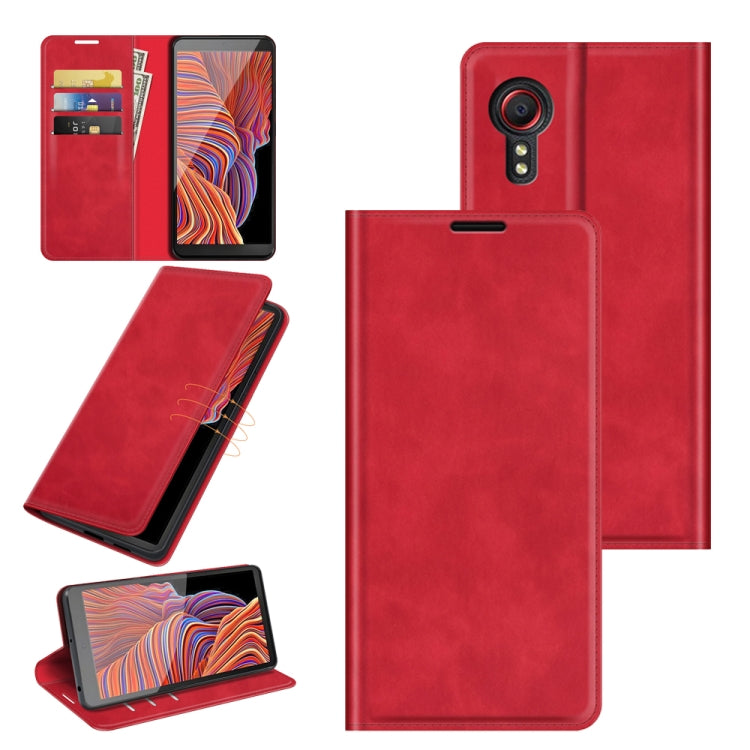 Custodia portafoglio in pelle per Samsung Galaxy Xcover 5