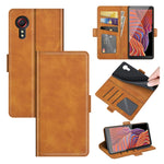 Custodia portafoglio in pelle per Samsung Galaxy Xcover 5