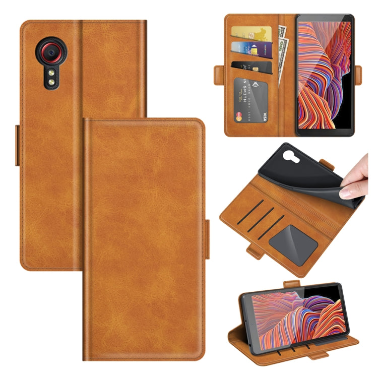 Custodia portafoglio in pelle per Samsung Galaxy Xcover 5