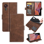 Custodia portafoglio in pelle per Samsung Galaxy Xcover 5
