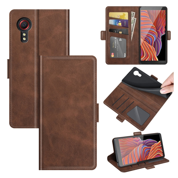 Custodia portafoglio in pelle per Samsung Galaxy Xcover 5