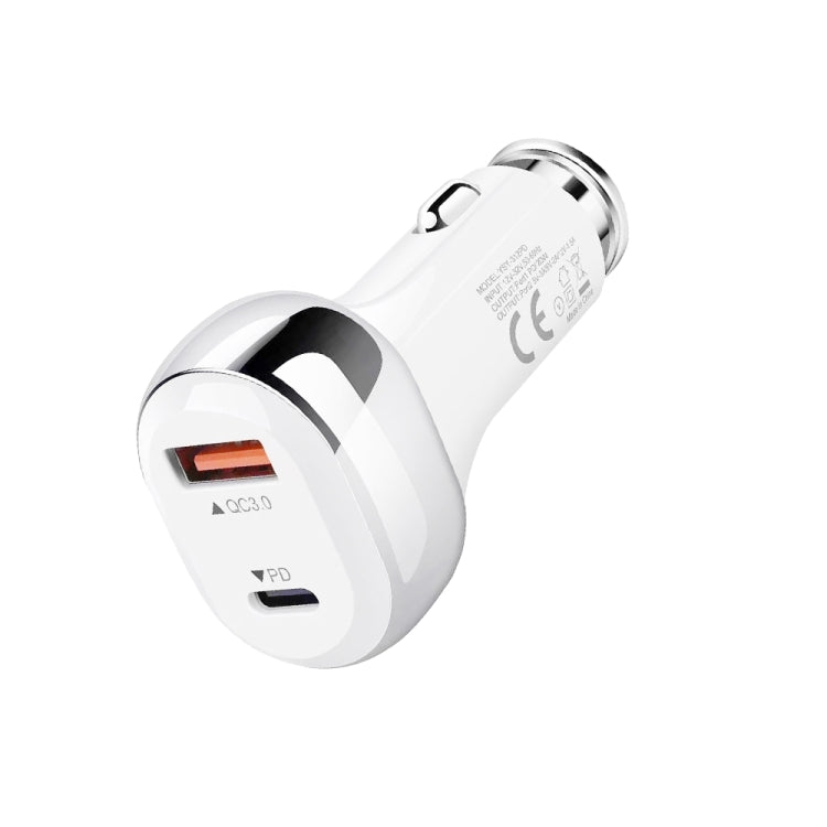 Caricabatterie auto USB-C PD 20W + QC3.0 38W