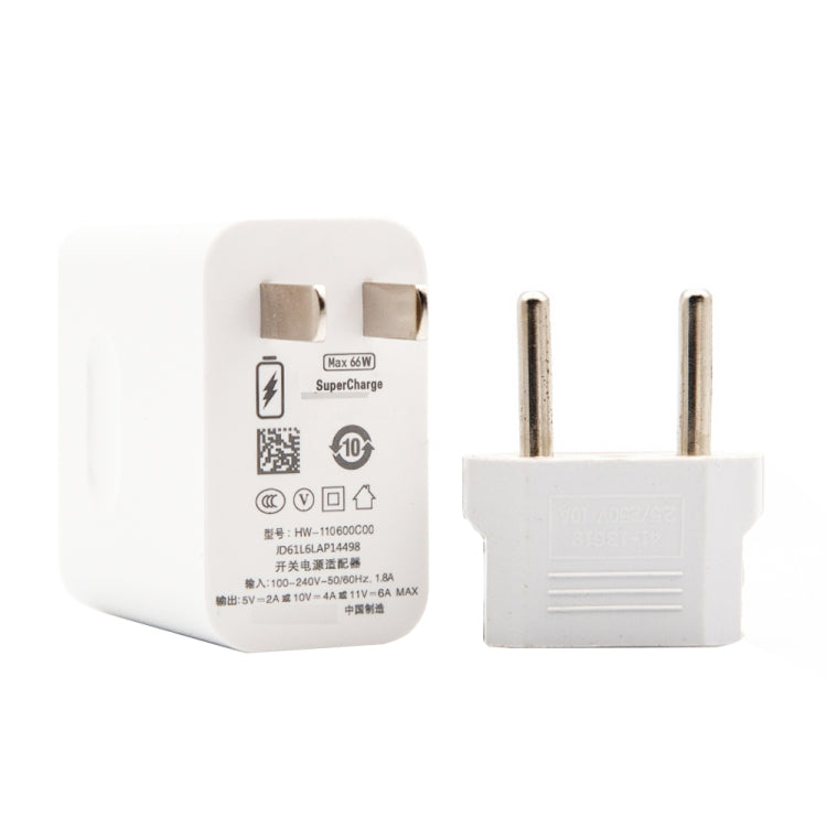 Caricabatterie USB 66W con cavo Tipo C e spina EU