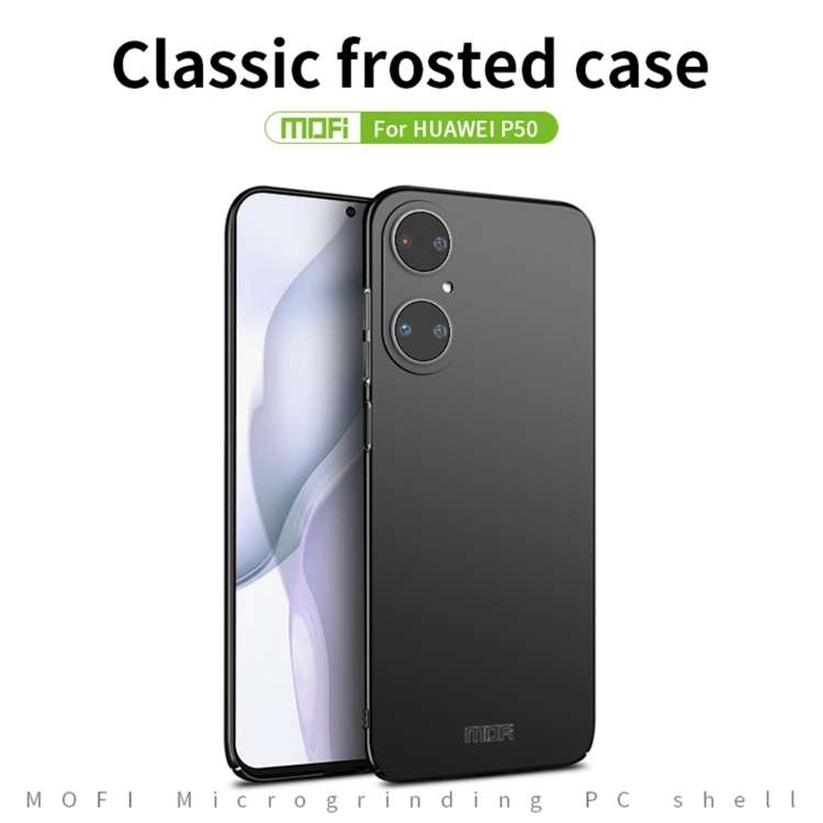 Custodia rigida ultrasottile MOFI Frosted PC, For Huawei P50, For Huawei P50 Pro, For Xiaomi Redmi K40 Gaming