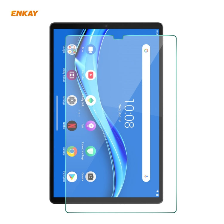 ENKAY Hat-Prince 0.33mm 9H Durezza superficiale 2.5D Pellicola protettiva in vetro temperato antideflagrante, For Lenovo Tab M10 Plus TB-X606F, For Lenovo Tab M10 HD (2nd Gen), For Lenovo Tab P11, For Lenovo Tab P11 Pro