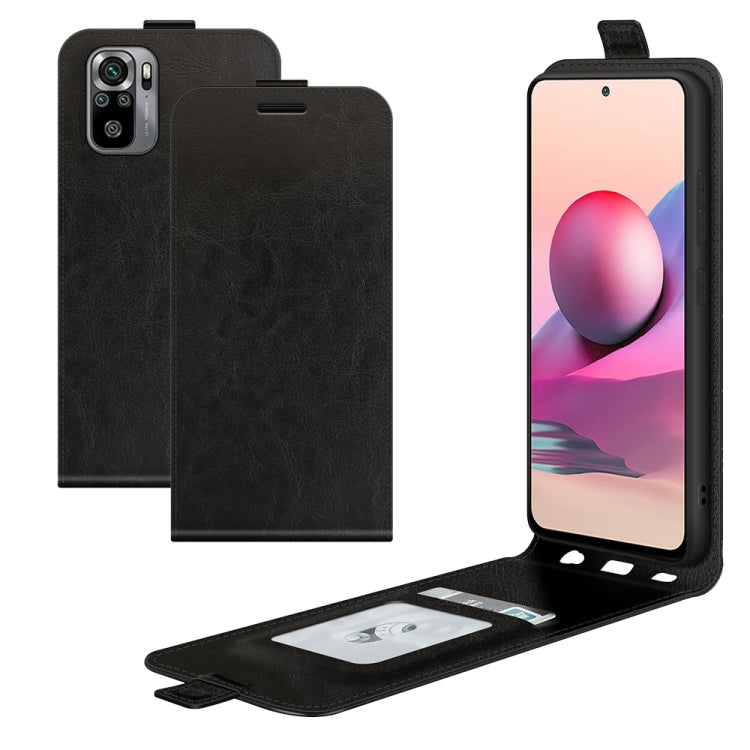 Per Xiaomi Redmi Note 10S R64 Texture Custodia protettiva in pelle a vibrazione verticale singola con slot per schede e cornice per foto, For Xiaomi Redmi Note 10S