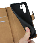 Fondina flip orizzontale in pelle per Huawei P30 Pro con chiusura magnetica e staffa e slot per schede e portafoglio, For Huawei P30 Pro