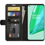 Per OnePlus 9 Pro R64 Texture Custodia protettiva a ribalta orizzontale singola con supporto e slot per schede e portafoglio e cornice per foto, For OnePlus 9 Pro