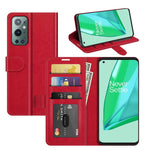 Per OnePlus 9 Pro R64 Texture Custodia protettiva a ribalta orizzontale singola con supporto e slot per schede e portafoglio e cornice per foto, For OnePlus 9 Pro