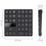 Tastierino numerico wireless USB 2.4G 35 tasti ricaricabile