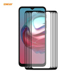 5 PZ ENKAY Hat-Prince Full Glue 0.26mm 9H 2.5D Pellicola a copertura totale in vetro temperato, For Sony Xperia 10 III (5 PCS), For Sony Xperia 1 III (5 PCS), For Motorola Moto G10 / G20 / G30(5 PCS), For Motorola Moto G100 / G 5G Plus(5 PCS)