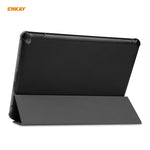 ENKAY Smart Case in pelle PU + plastica con supporto a tre pieghe per Amazon Fire HD 10/10 Plus (2021), For Amazon Fire HD 10 / 10 Plus (2021)