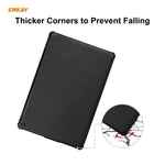 ENKAY Smart Case in pelle PU + plastica con supporto a tre pieghe per Amazon Fire HD 10/10 Plus (2021), For Amazon Fire HD 10 / 10 Plus (2021)