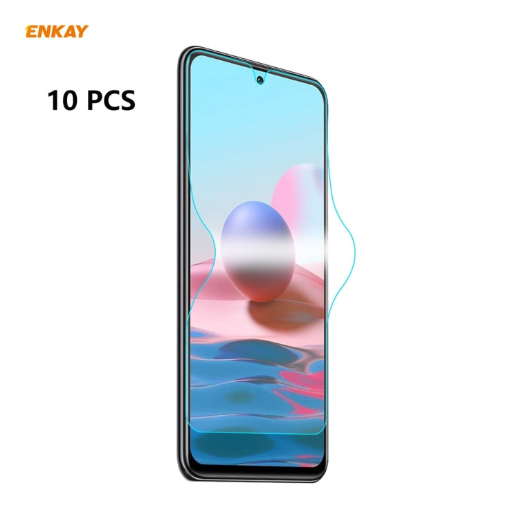 10 PZ ENKAY Hat-Prince Full Glue Proteggi schermo a copertura totale Pellicola idrogel antideflagrante, For Motorola Moto G30 / G20 / G10(10pcs), For Xiaomi Mi 11X / 11X Pro / 11i(10pcs), For Xiaomi Redmi K40 Gaming(10pcs), For Xiaomi Mi 11 Ultra(10pcs...