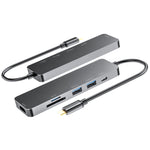Hub multifunzione 6 in 1 USB C con HDMI e USB 3.0