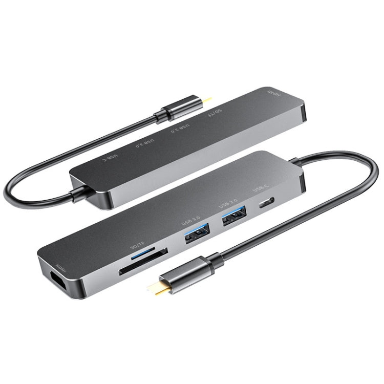 Hub multifunzione 6 in 1 USB C con HDMI e USB 3.0