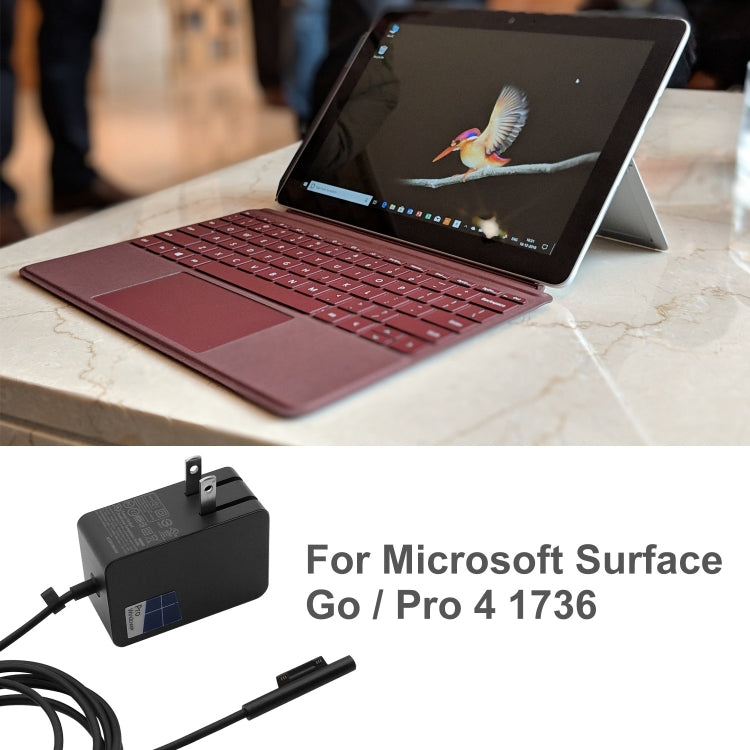 Caricabatterie 24W 15V 1,6A per Microsoft Surface Go e Pro 4