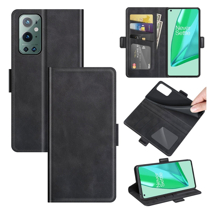 Per OnePlus 9 Pro Custodia in pelle a vibrazione orizzontale con fibbia magnetica a doppio lato con supporto, slot per schede e portafoglio, For OnePlus 9 Pro