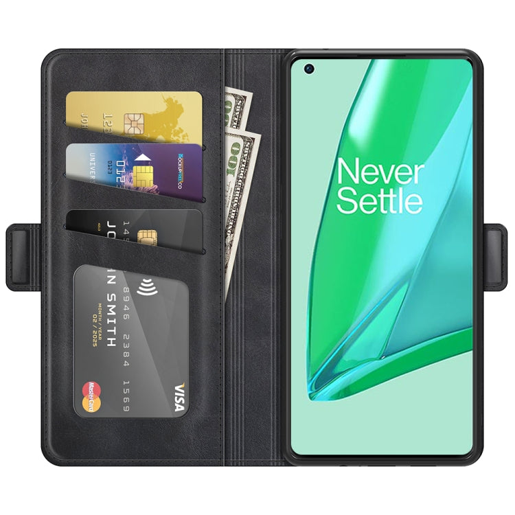 Per OnePlus 9 Pro Custodia in pelle a vibrazione orizzontale con fibbia magnetica a doppio lato con supporto, slot per schede e portafoglio, For OnePlus 9 Pro
