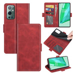 Per OnePlus 9 Pro Custodia in pelle a vibrazione orizzontale con fibbia magnetica a doppio lato con supporto, slot per schede e portafoglio, For OnePlus 9 Pro