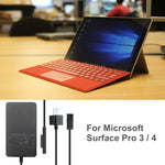 Caricabatterie 36W 12V 2,58A per Microsoft Surface Pro 3/4