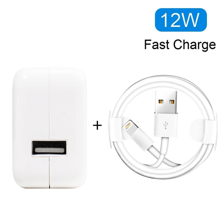 Caricatore USB 12W con cavo per iPhone e iPad