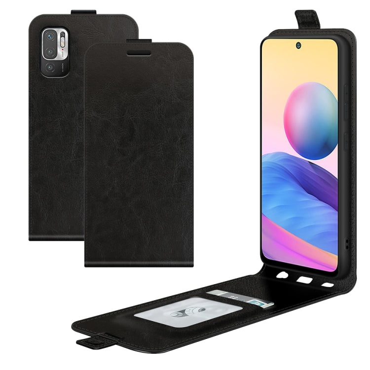 Per Xiaomi Redmi Note 10 5G R64 Texture Custodia protettiva in pelle a vibrazione verticale singola con slot per schede e cornice per foto, For Xiaomi Redmi Note 10 5G