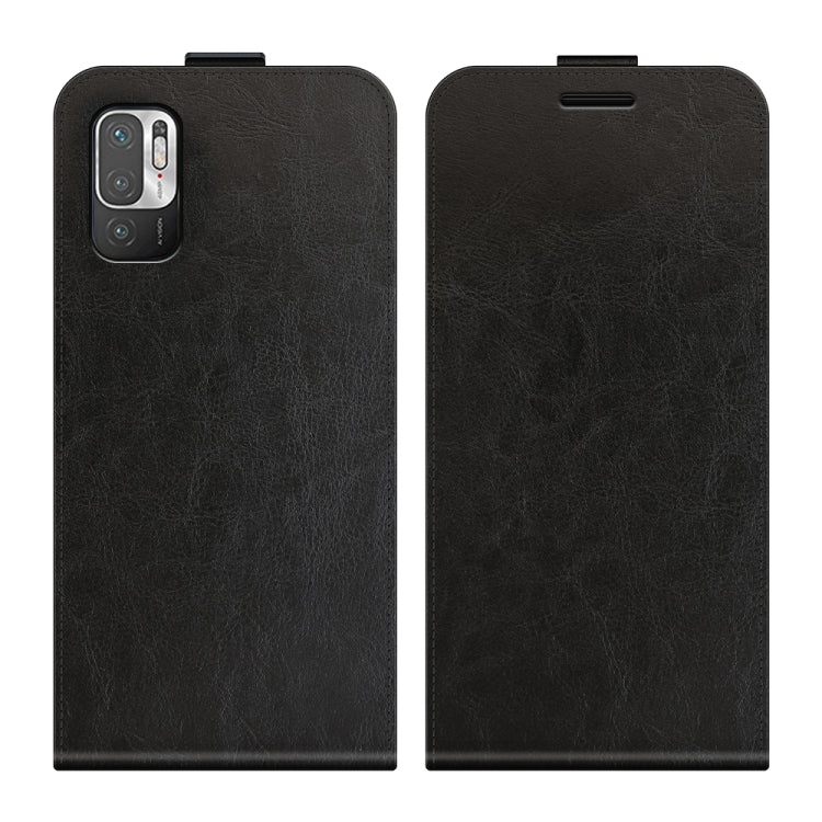 Per Xiaomi Redmi Note 10 5G R64 Texture Custodia protettiva in pelle a vibrazione verticale singola con slot per schede e cornice per foto, For Xiaomi Redmi Note 10 5G