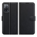 Per OPPO A55 5G Litchi Texture Custodia protettiva a vibrazione orizzontale con supporto e slot per schede e portafoglio, For OPPO A55 5G