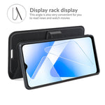 Per OPPO A55 5G Litchi Texture Custodia protettiva a vibrazione orizzontale con supporto e slot per schede e portafoglio, For OPPO A55 5G
