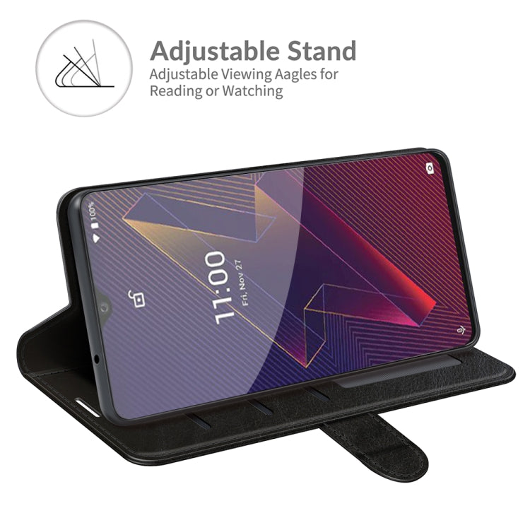 Per Wiko Power U20 R64 Texture Custodia protettiva a vibrazione orizzontale singola con supporto e slot per schede e portafoglio e cornice per foto, For Wiko Power U20