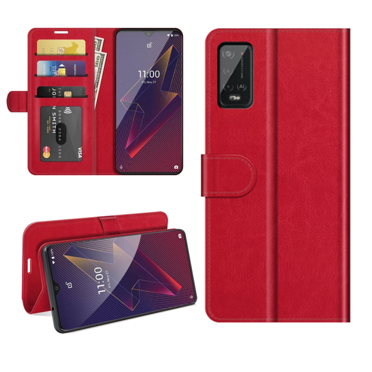 Per Wiko Power U20 R64 Texture Custodia protettiva a vibrazione orizzontale singola con supporto e slot per schede e portafoglio e cornice per foto, For Wiko Power U20