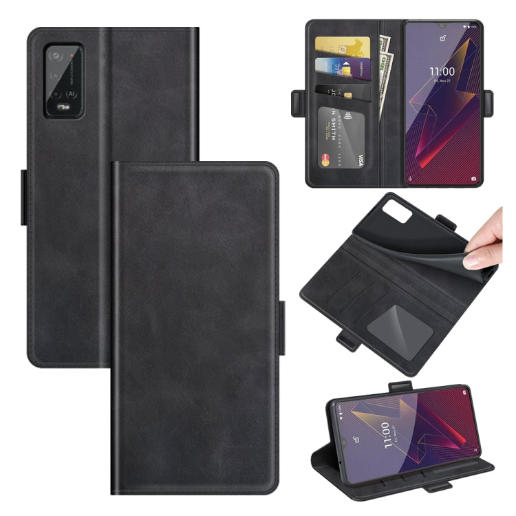 Per Wiko Power U20 Custodia in pelle a vibrazione orizzontale con fibbia magnetica a doppio lato con supporto, slot per schede e portafoglio, For Wiko Power U20
