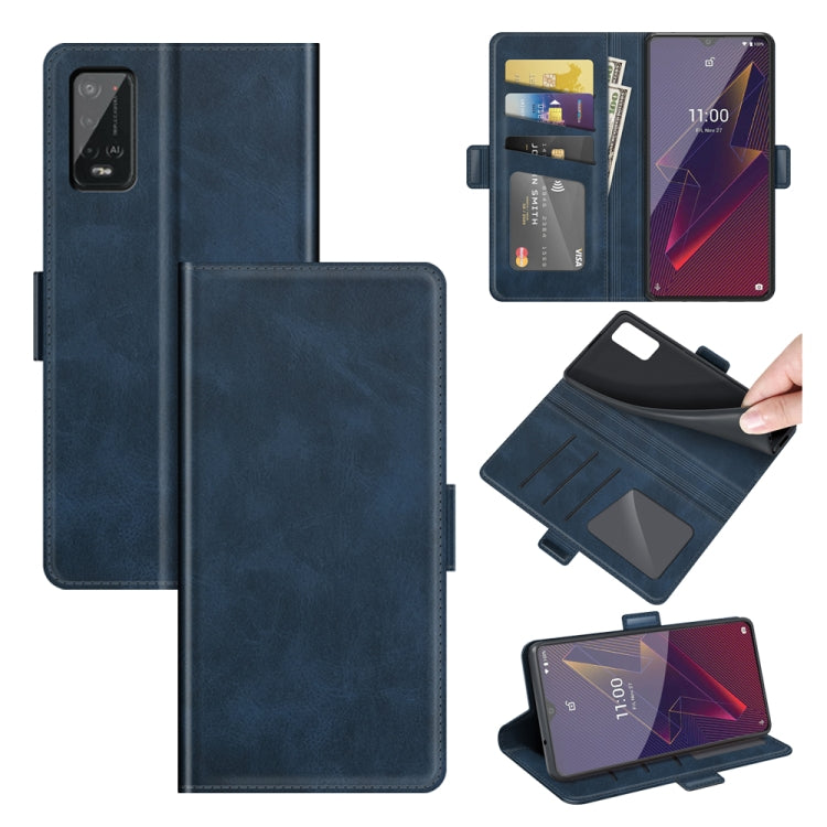 Per Wiko Power U20 Custodia in pelle a vibrazione orizzontale con fibbia magnetica a doppio lato con supporto, slot per schede e portafoglio, For Wiko Power U20