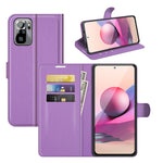 Per Xiaomi Redmi Note 10 4G / Note 10S Litchi Texture Custodia protettiva a vibrazione orizzontale con supporto e slot per schede e portafoglio, For Xiaomi Redmi Note 10 4G