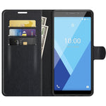 Per Wiko Y51 Litchi Texture Custodia protettiva a vibrazione orizzontale con supporto e slot per schede e portafoglio, For Wiko Y51